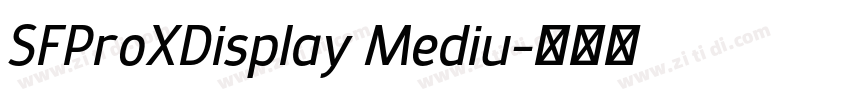 SFProXDisplay Mediu字体转换